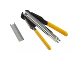 DeWALT P7DW Steel-Made Yellow 11/16 in. Hog Ring Pliers Kit with Rubber Grips
