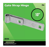 Hardware Essentials 851918 10 in. Gate Hinge Strap, Zinc-Plated
