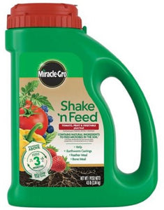 Miracle-Gro 3002610 Shake 'N Feed Tomato Fruit and Vegetable Plant Food 4.5lb
