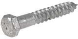 Hillman 852702 Hex Lag Screw, Galvanized, 3/8 x 2-1/2 in., 2-Pack