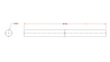 Hillman SteelWorks 11594 1/4 in. x 4 ft. Un-Threaded Weldable Cold-Rolled Steel Rod - view 4