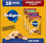 Pedigree Adult Chicken, Beef, Pasta and Vegetables in Gravy Wet Dog, 18 Pouch - view 5