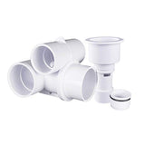 Custom 25580-290-000 2" Spa Master Insider Gunite Jet Body 25580290000 - White
