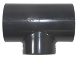 Zodiac R0499800 2" x 2" x 1-1/2" PVC Sch. 40 Threaded Tee (Socket x FIPT) Gray