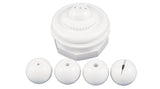 Custom Molded 25553-900-000 Multi-Nozzle Vinyl Liner Pool Wall Jet Kit - White