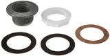 Hayward SP1023DGR 1.5" FIP Inlet Return Fitting w/ Locknut & Gasket - Dark Gray