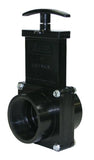 Valterra Products 7207 ABS Gate Valve Black 2" FPT