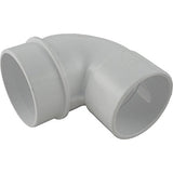 Waterway 642-3700 2.5" Slip x 2" Spigot 90&deg; Elbow Adapter