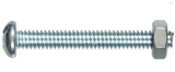 Hillman 7653 Round Combination Head Machine Screw, #6-32 x 3/4 in., 10-Pack