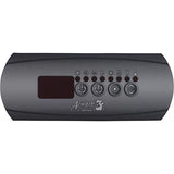Hydro-Quip 80-0241A Overlay, Gecko in.k200, 4 Button, P1, P2, Lt