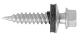 Hillman 48566 #10 x 1-1/2 in. Hex Washer Head Screw with Neoprene Washer - 1 lb.