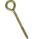 Hardware Essentials 322621 Forged Eye Lag Bolt 1/4 X3.75-Inch Gold