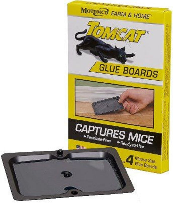 Tomcat 32423 Indoor and Outdoor Rat Glue Boards Disposable 2 Pack