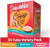Delectables 3270012999 - Hartz Delectables Squeeze Up Variety Pack - 54 Pack