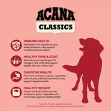Acana F1B203831K10200 - Classics Beef & Barley Recipe, Dog Food, 22.5 lb