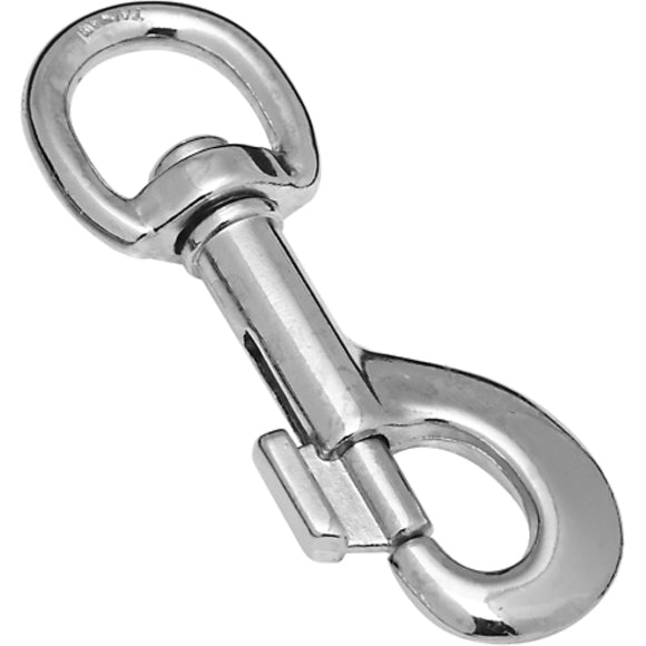 National Hardware N222-596 5/8 in. x 3-1/2 in. Bolt Snap with Swivel Eye, Nickel