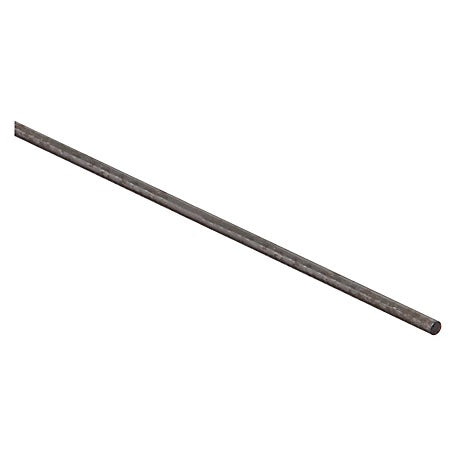 National Hardware 1/8 in. x 36 in. 4055BC Smooth Metal Rod, Plain Steel, Yellow
