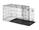 Retriever 48.75" x 30.25" x 32.5" 2-Door Dog Wire Crate - Up to 70lbs Capacity