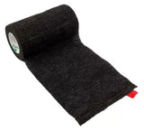 SyrFlex 3840VBK-024 Self-Adhering Elastic Cohesive Bandages, Black- 4 pcs.