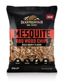 Bear Mountain FC94 Mesquite BBQ Wood Chips Bold Smoky Flavor 2 lb. Bag