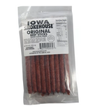 Iowa Smokehouse IS-BSO High-Quality Original Beef Jerky Sticks, 8 oz.