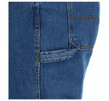 Blue Mountain FMB-1503 Men's Relaxed Fit Denim Utility Jeans/Medium Wash/S34x32