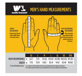 Wells Lamont 3207GL-TSC Men's HydraHyde Water-Resistant Hybrid Work Gloves, XL, 1-Pair