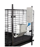 DuMOR HLF2706 Rust-Resistant Steel Rabbit Cage Frame Kit, 30 in. x 30 in./36 in. x 30 in., Black