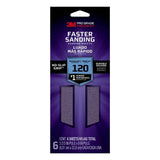 Pro Grade Precision, 3-2/3 in. x 9 in., Faster Sanding Sanding Sheet, 120 Grit, Medium