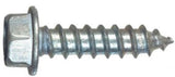 Hillman 41010 Slotted Hex Washer Head Sheet Metal Screw #8 x 1 inch 100 Pack