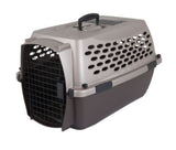 Retriever 28" x 20.5" x 21.5" Gray Pet Carrier Small/Medium for Dogs 25 to 30lbs
