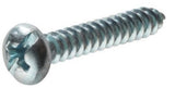 Hillman 41400 Ribbed Plastic Anchor with Screw #6-8 x 3/4 inch Blue