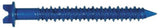 Hillman 41561 Flat-Head Phillip Concrete Screw Anchors 1/4" x 2-1/4" Blue