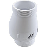 Magic 0823-20RT 2" Fine Threaded 0.5"LB Check Valve - White
