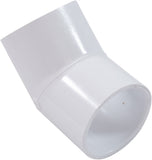 DURA PLASTIC PRODUCTS 417-015 Elbow 45 Dura 1-1/2" Slip x 1-1/2" Slip