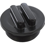 Praher E-19-S2B 2" MPT Side Mount Valves Plug - Black