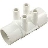 Waterway 672-7140 Spa Manifold 2" x 2" Spigot x (4) 3/4"RB