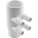Gentekk WM2XSP-4 0.75" Barb 4 Port x 2" Slip x 2" Spigot Manifold