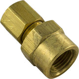 Len Gordon 522000 1/8" x 3/16" Tube Brass Compression Fitting