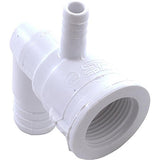 Waterway 212-0090 0.3" x 0.7" Barb Ozone Cluster Jet Body - White