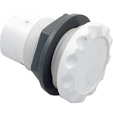 Waterway 660-3100 0.5" Straight Nut Scalloped Spa Air Control - White