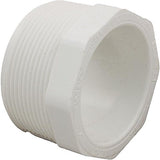 Dura 436-251-2 2" MPT x 1.5" Slip Reducing Male Adapter