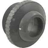 Custom 25552-401-000 1.5" MPT x 1" Eye Outlet fitting Gray