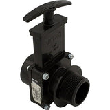 Valterra 7108 1.5" FPT x 1.5" MPT 45 PSI Gate Valve - Black