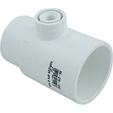 Waterway 413-2180 2" Spigot x 2" Slip x 0.35" FPT Tee