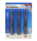 JobSmart TSC17-23FL05 120-Lumen LED Aluminum Penlights Black 5.39" Height 3-Pack