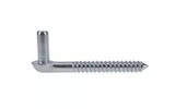 Hardware Essentials 851912 Zinc-Plated Gate Screw Hook, 1/2 in. x 4 in.