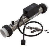 HYDROQUIP 48-PS40-SB Heater, FloThru, PS-B Series M7, 15"x2", 230v, 4kW, 30"Cord