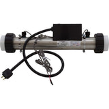 HYDROQUIP 48-PS40-SB Heater, FloThru, PS-B Series M7, 15"x2", 230v, 4kW, 30"Cord