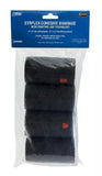 SyrFlex 3840VBK-024 Self-Adhering Elastic Cohesive Bandages, Black- 4 pcs.